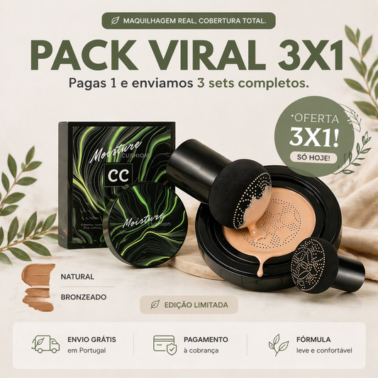 Base Cushion GlowSkin™ — Hidratação e Brilho Natural