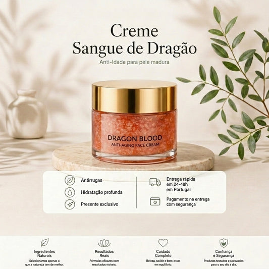 Creme Sangue de Dragão – Regeneração Profunda e Efeito Lifting Instantâneo