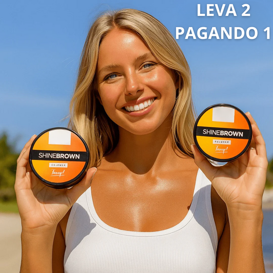 ShineBrown — Consiga o bronzeado perfeito. A revolução do seu verão chegou